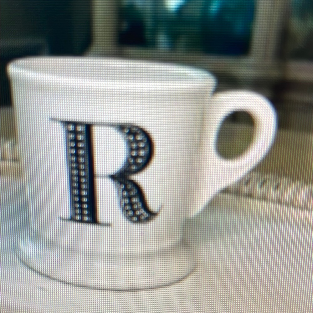 Monogrammed White Mug